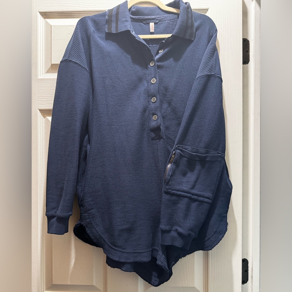 FP Movement by Free People Navy Jumpsuit